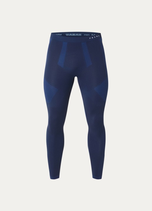 Falke Legging met logo - voorkant donkerblauw