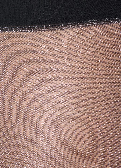 Falke Panty met lurex in 20 denier - detail 4 zilver
