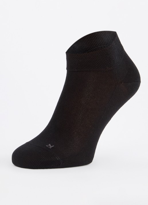 Falke Sensitive London sneakersokken - detail 3 zwart