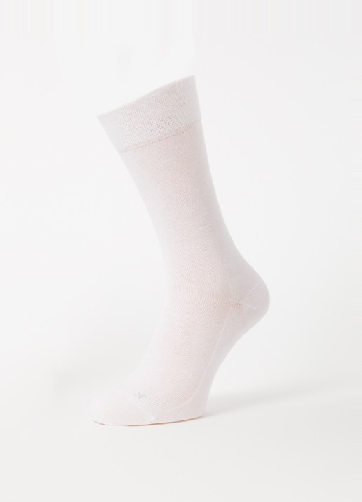 Falke Sensitive London sokken in katoenblend - detail 3 wit