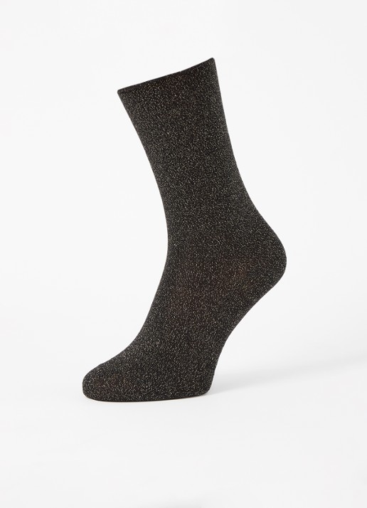 Falke Shiny sokken   - detail 3 zwart