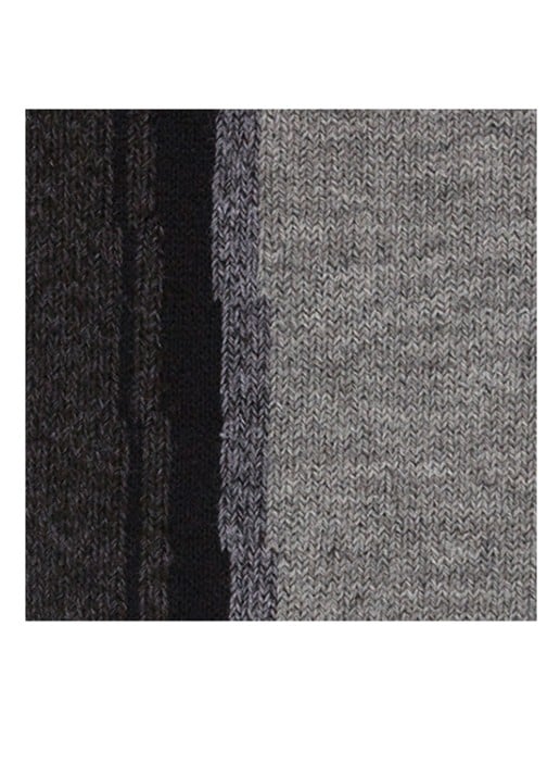 Falke SK1 skisokken in wolblend - detail 7 zwart