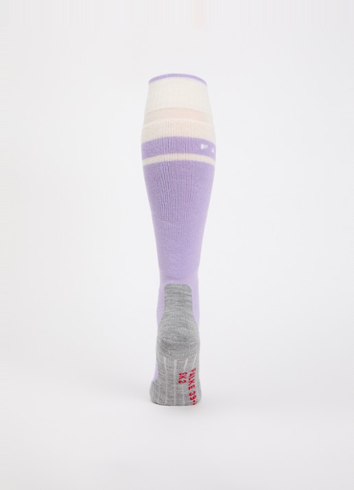 Falke SK2 skisokken in wolblend - voorkant 2 lila