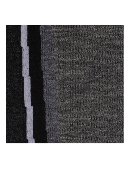 Falke SK4 skisokken in wolblend - detail 5 zwart