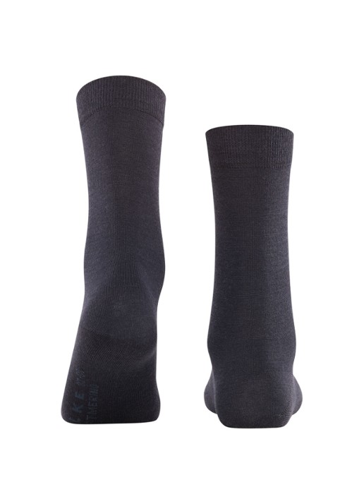 Falke Sofmerino sokken - detail 3 donkerblauw