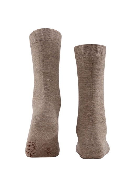 Falke Sofmerino sokken - detail grijs