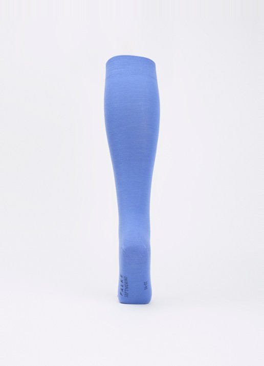Falke Softmerino kniekousen in wolblend - voorkant 3 lavendel