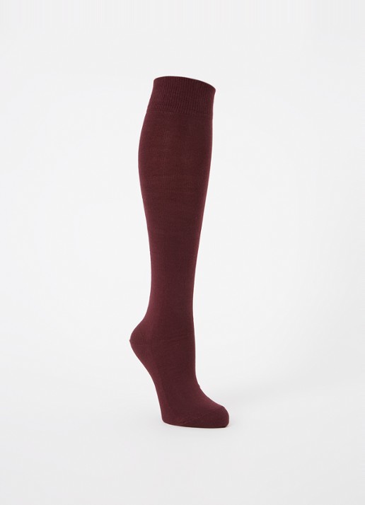 Falke Softmerino kniekousen in wolblend