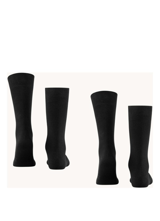 Falke Swing sokken in 2-pack - detail 3 zwart