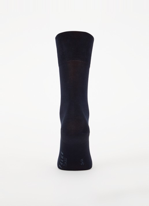Falke Tiago sokken in  katoenblend in 3-pack - voorkant 3 donkerblauw