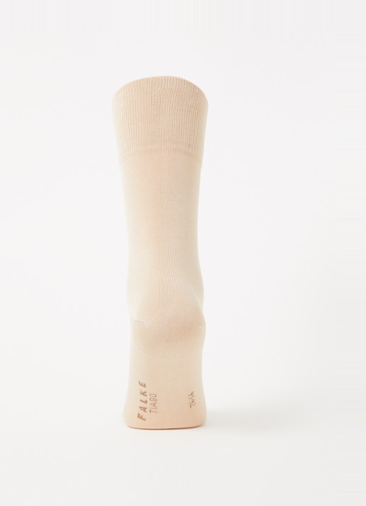 Falke Tiago sokken in katoenblend  - voorkant 2 beige
