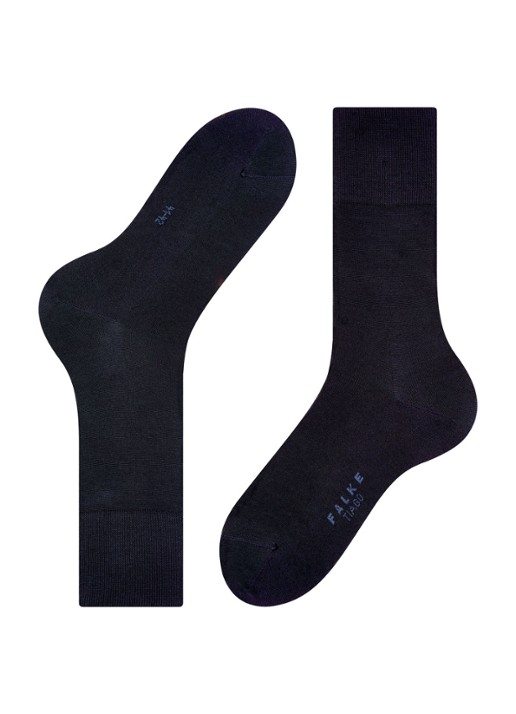 Falke Tiago sokken in uni met anti-slip - detail 4 blauw