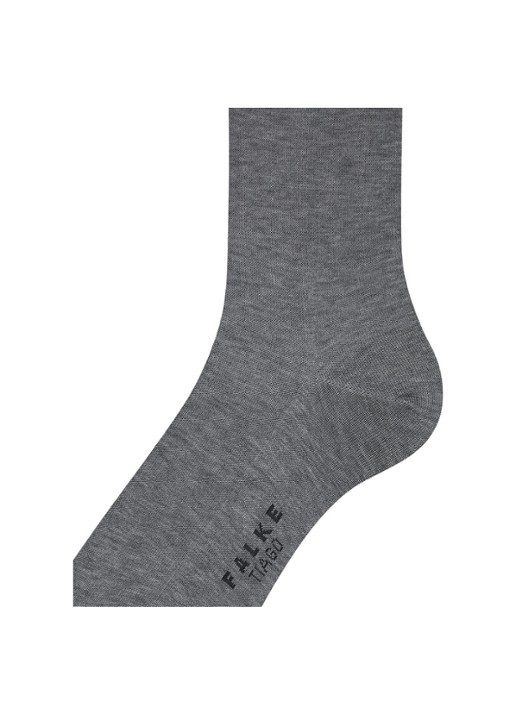 Falke Tiago sokken in uni met anti-slip - detail 3 grijs