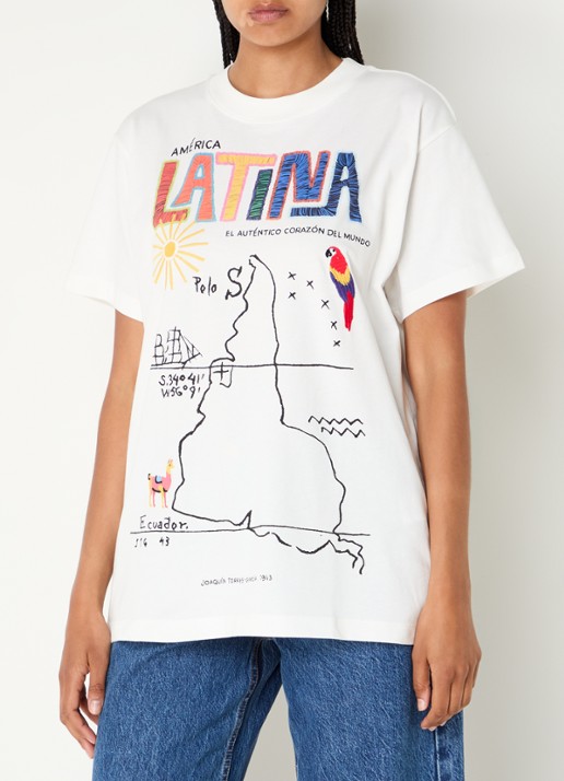 Farm Rio America Latina T-shirt met print