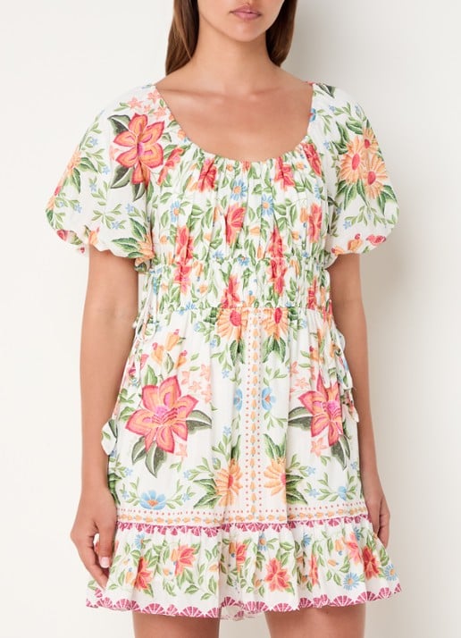 Farm Rio Bloom Garden mini jurk met bloemenprint