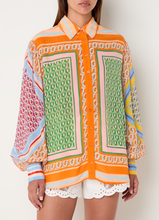 Farm Rio Cashew blouse met grafische print