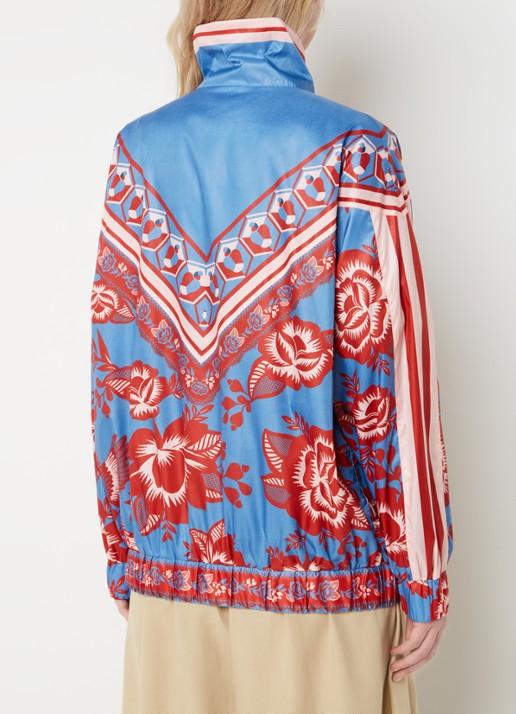 Farm Rio Lace Garden jack met steekzakken - achterkant 5 blauw