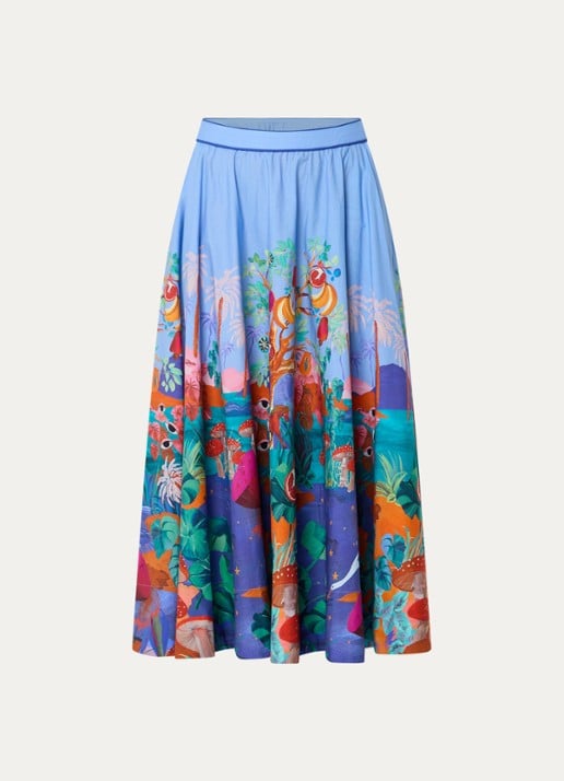 Farm Rio Maxi rok met print