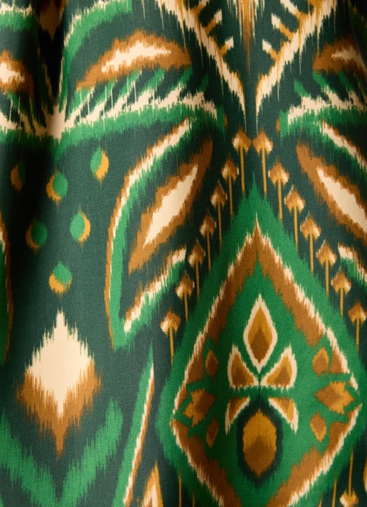 Farm Rio Pineapple blouse met print - detail 5 donkergroen