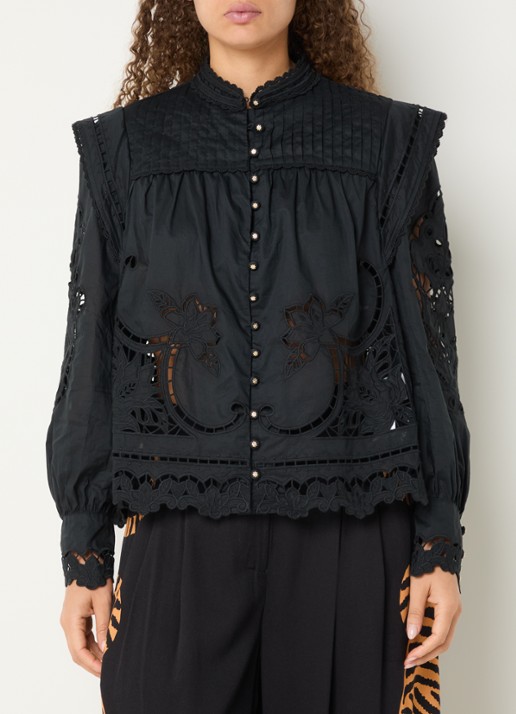 Farm Rio Richilieu blouse met broderie