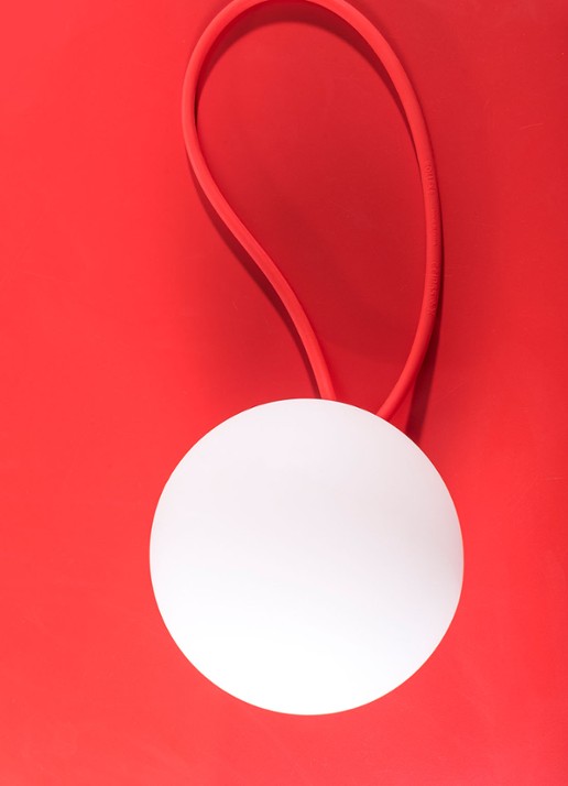 Fatboy Bolleke LED hanglamp Ø20 cm - detail rood