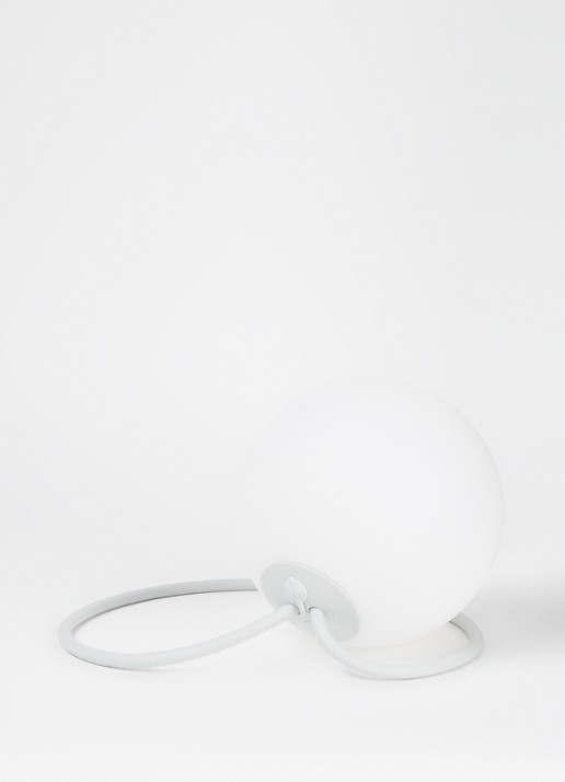 Fatboy Bolleke waterbestendige oplaadbare hanglamp voor binnen en buiten 20 cm - voorkant 2 lichtgrijs