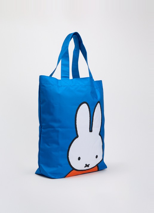Fatboy Carry-All Nijntje shopper met logo en print - achterkant blauw