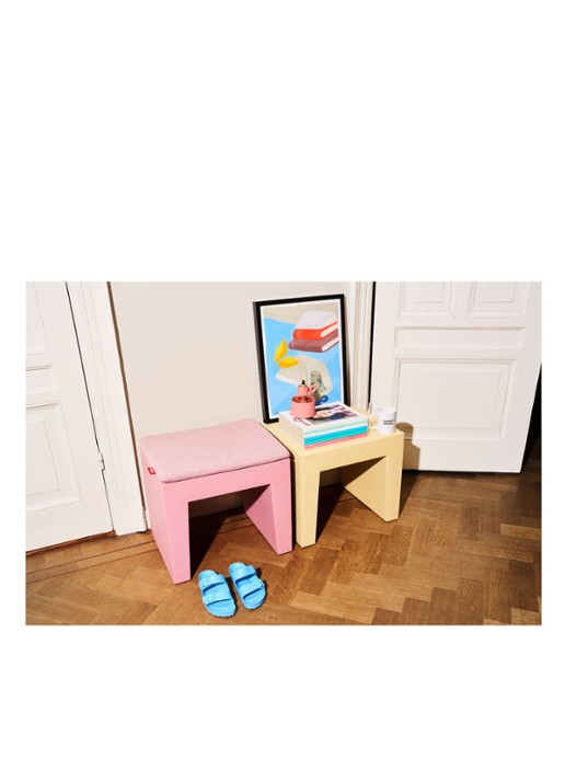 Fatboy Concrete Seat kruk 40 x 50 cm - detail 3 ivoor