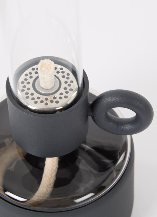 Fatboy Flamtastique XS olielamp Ø10,5 cm - voorkant 2 zwart