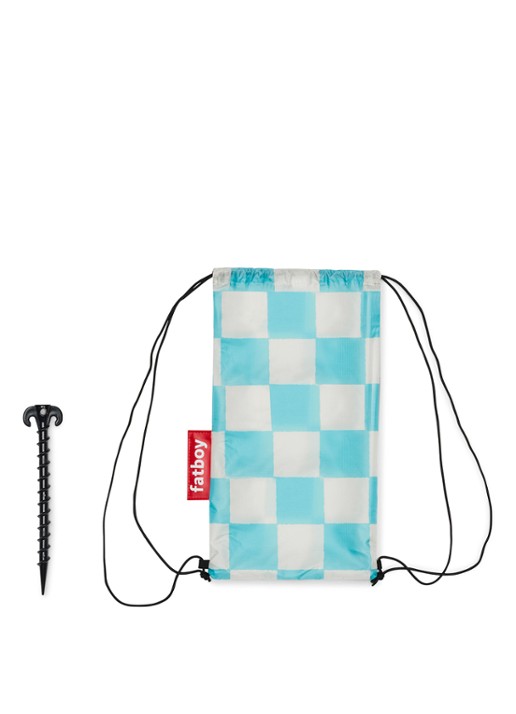 Fatboy Lamzac 3.0 opblaasbare ligzak 185 cm - voorkant 3 blauw