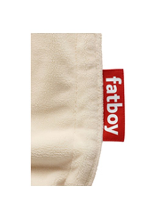 Fatboy Original Slim Teddy zitzak - detail 2 gebroken wit