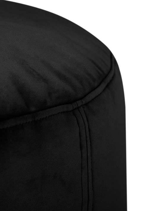 Fatboy Point Velvet poef 35 x 50 cm - detail 4 zwart