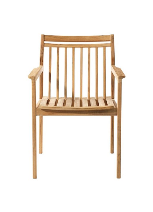 FDB Møbler M1 Sammen tuinstoel 86 x 60 cm - voorkant beige