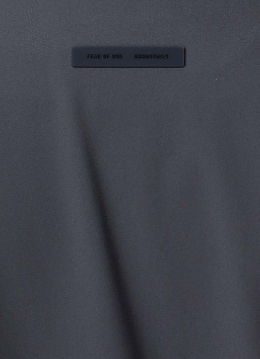 Fear of God Essentials Anorak met halve rits - detail 2 antraciet