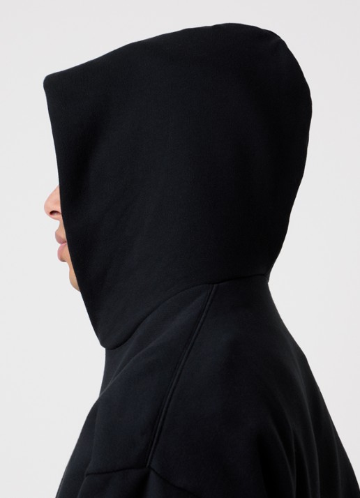 Fear of God Essentials AS25 hoodie met flock logoprint - detail 3 zwart