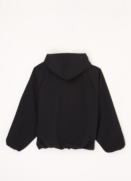 Fear of God Essentials Bomberjack met capuchon - achterkant zwart