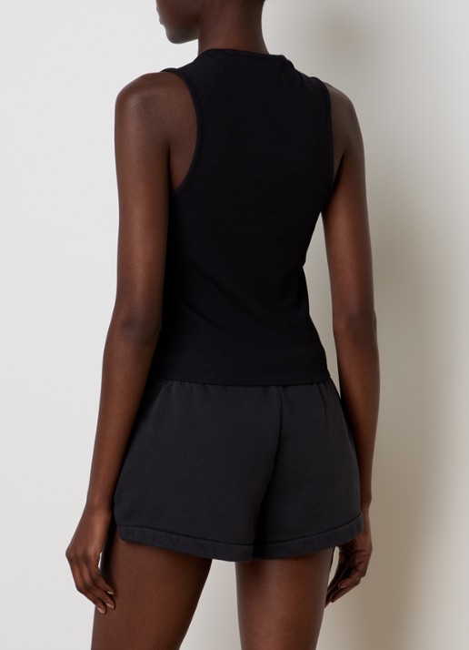 Fear of God Essentials Cropped tanktop met logo - achterkant 5 zwart