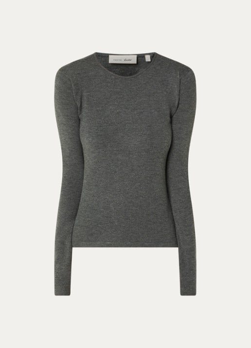Fear of God Essentials Fijngebreide pullover met ronde hals