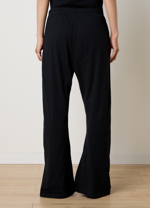 Fear of God Essentials High waist flared fit broek met steekzakken - achterkant zwart