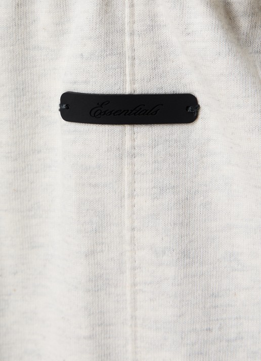 Fear of God Essentials High waist flared fit broek met steekzakken - detail 4 lichtgrijs