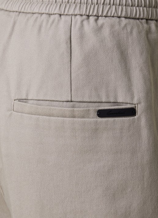 Fear of God Essentials High waist loose fit broek met steekzakken - detail 2 donkerbeige