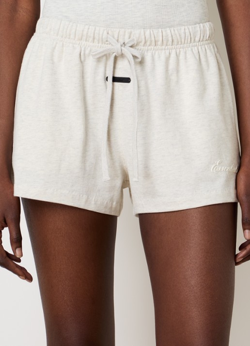 Fear of God Essentials High waist loose fit korte broek met logo