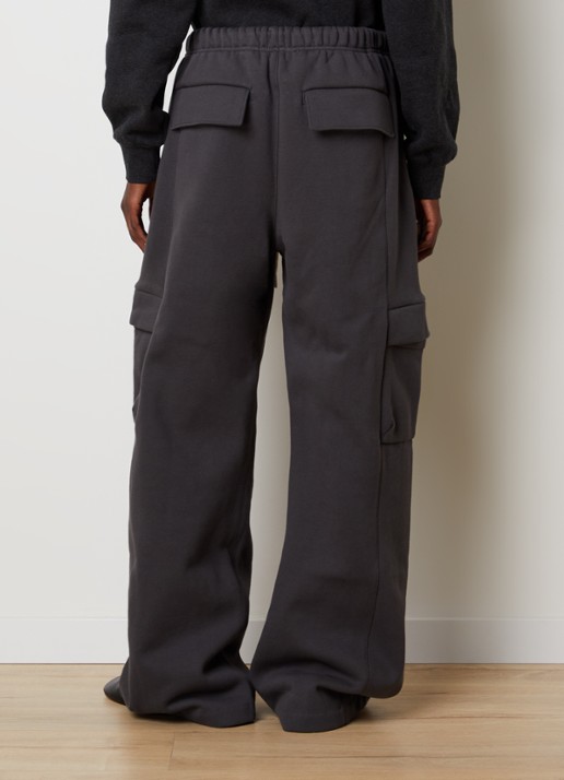 Fear of God Essentials High waist wide fit joggingsbroek met steekzakken - achterkant 5 donkergrijs