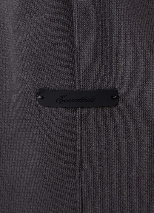 Fear of God Essentials High waist wide fit joggingsbroek met steekzakken - detail 2 donkergrijs