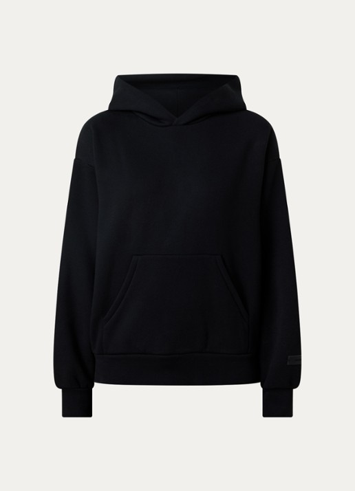 Fear of God Essentials Hoodie met gemêleerd dessin - voorkant 5 zwart