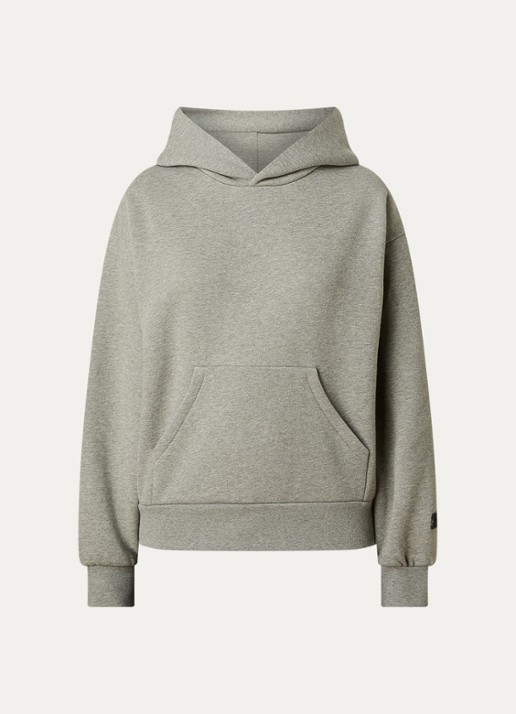 Fear of God Essentials Hoodie met gemêleerd dessin - voorkant 5 grijs