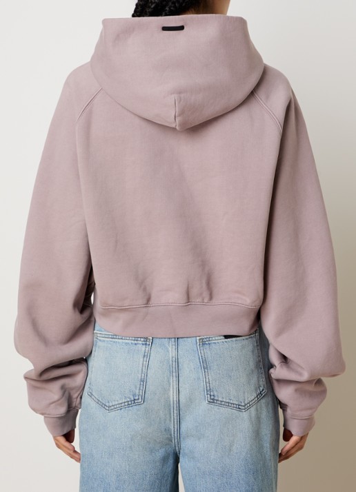 Fear of God Essentials Hoodie met logoprint - achterkant 6 oudroze