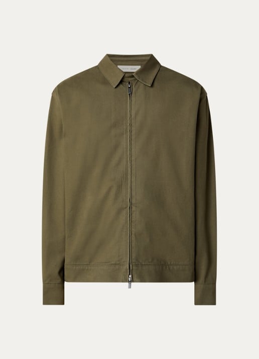 Fear of God Essentials Jack met steekzakken - voorkant bronsgroen
