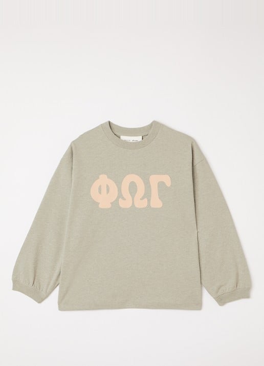 Fear of God Essentials Longsleeve met front- en backprint