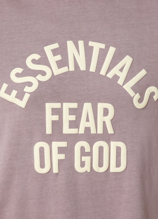 Fear of God Essentials Longsleeve met logoprint - detail 5 taupe